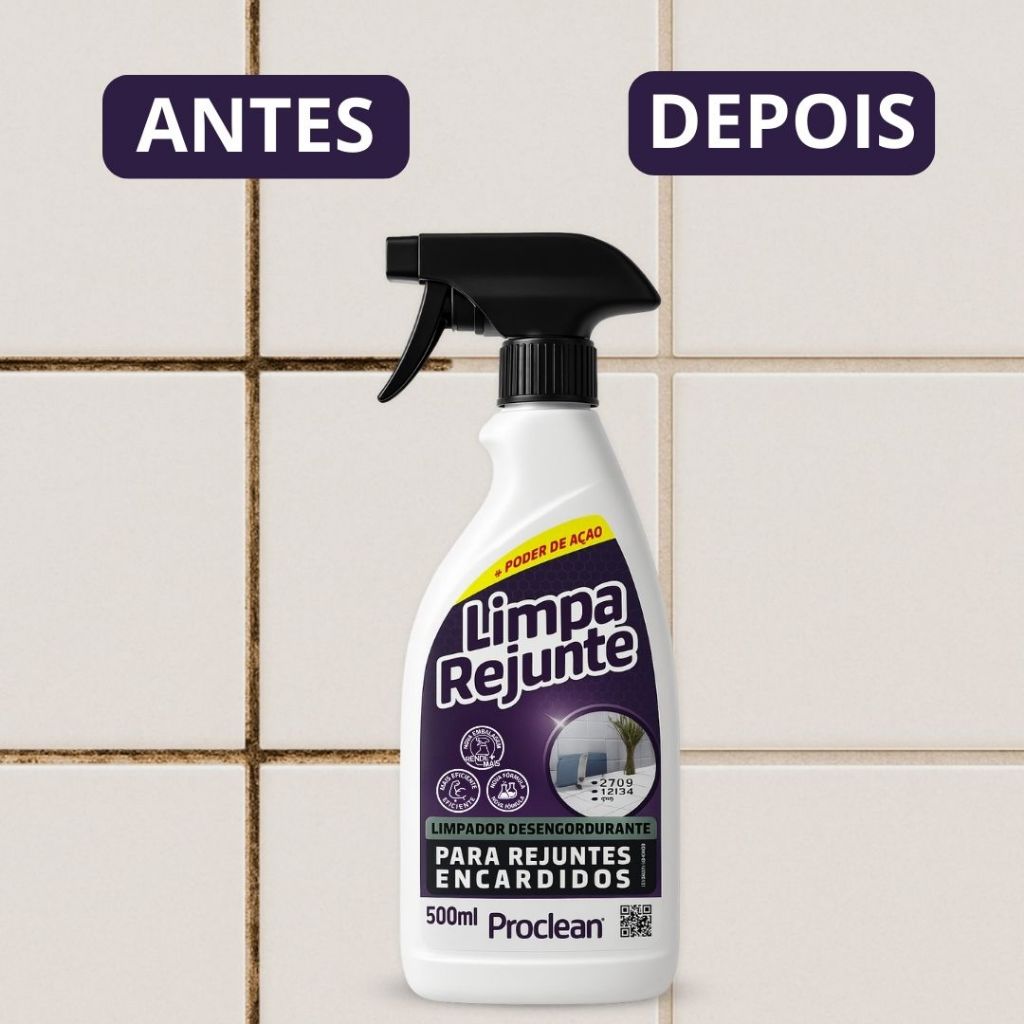 Limpa Rejunte Remove Sujo Encardido Manchado Pisos Porcelanato 500ml | Shopee Brasil