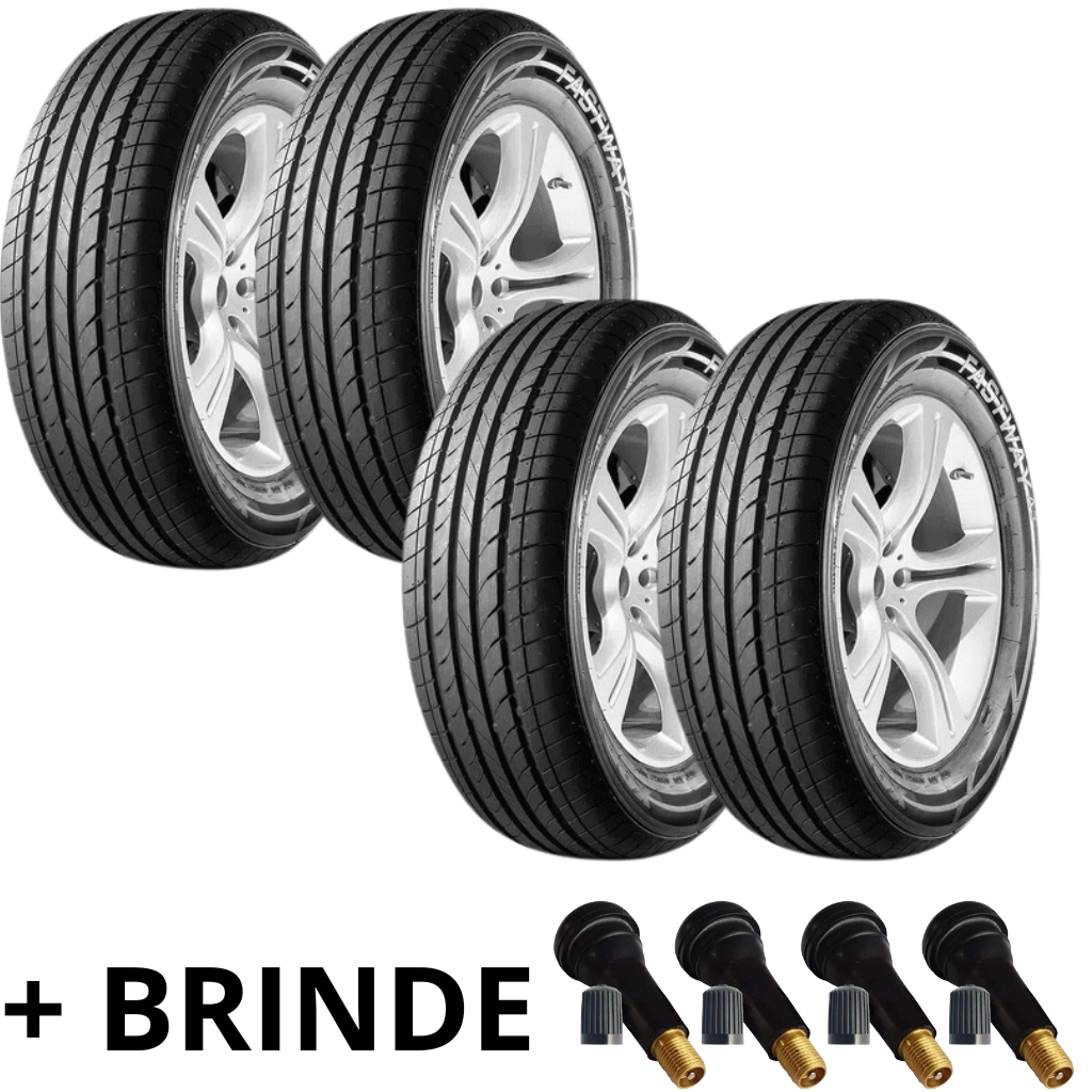 Kit 4 Pneus 175/75 R14 86T XBRI Fastway F3 Aro 14 Novo | Shopee Brasil