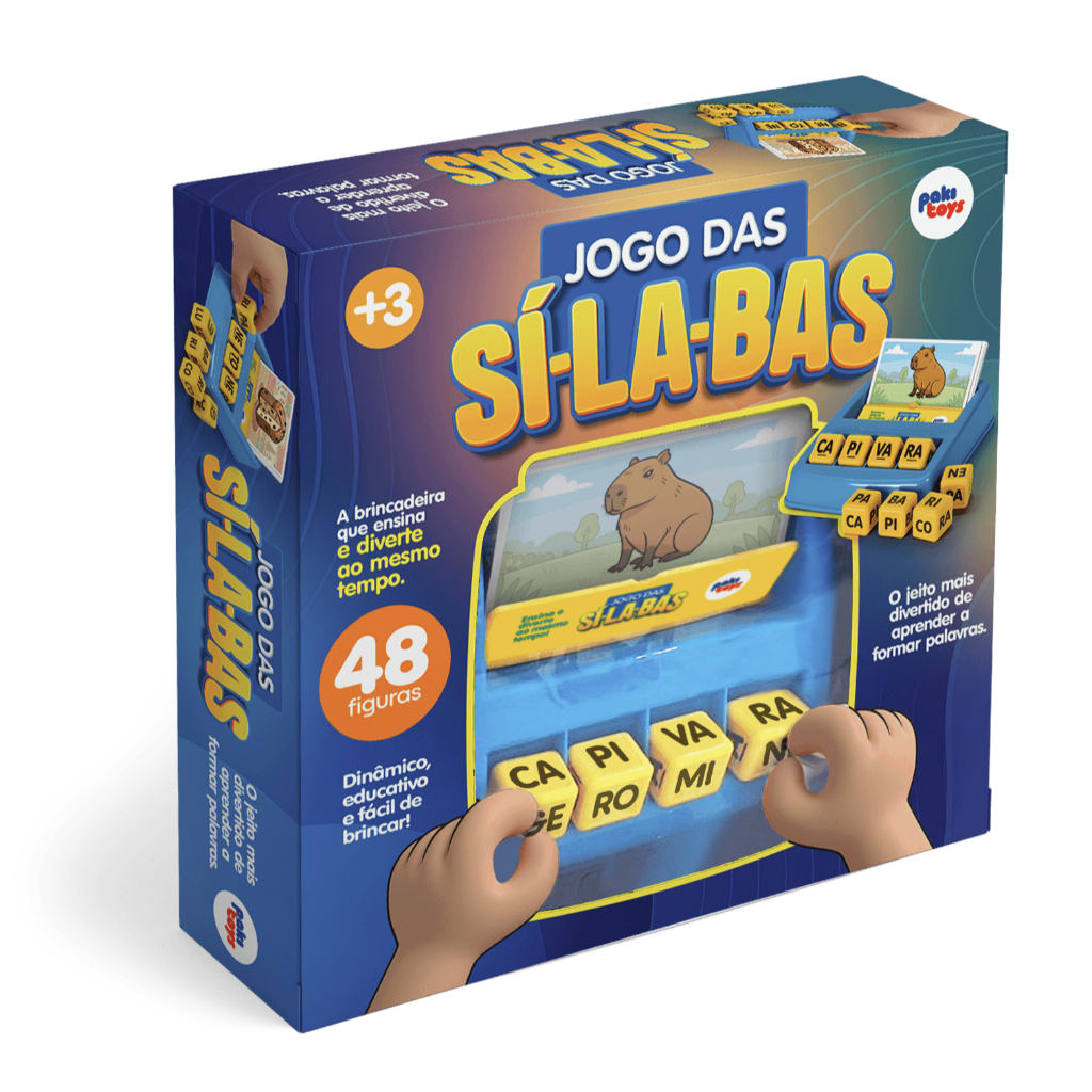 Jogo Das Sílabas Infantil Aprender Ler Escrever Pedagógico | Shopee Brasil