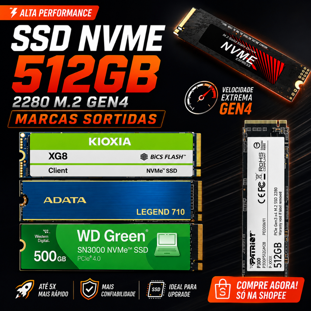 ssd m2 usado em Promoção na Shopee Brasil 2026