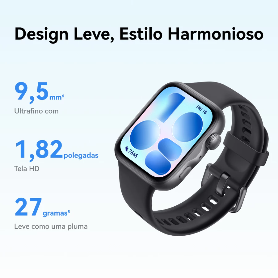 HUAWEI WATCH FIT 5 | Smartwatch Relogio | AMOLED de 182" Design Leve | Mini Treino | 64 GB | GPS — foto 4