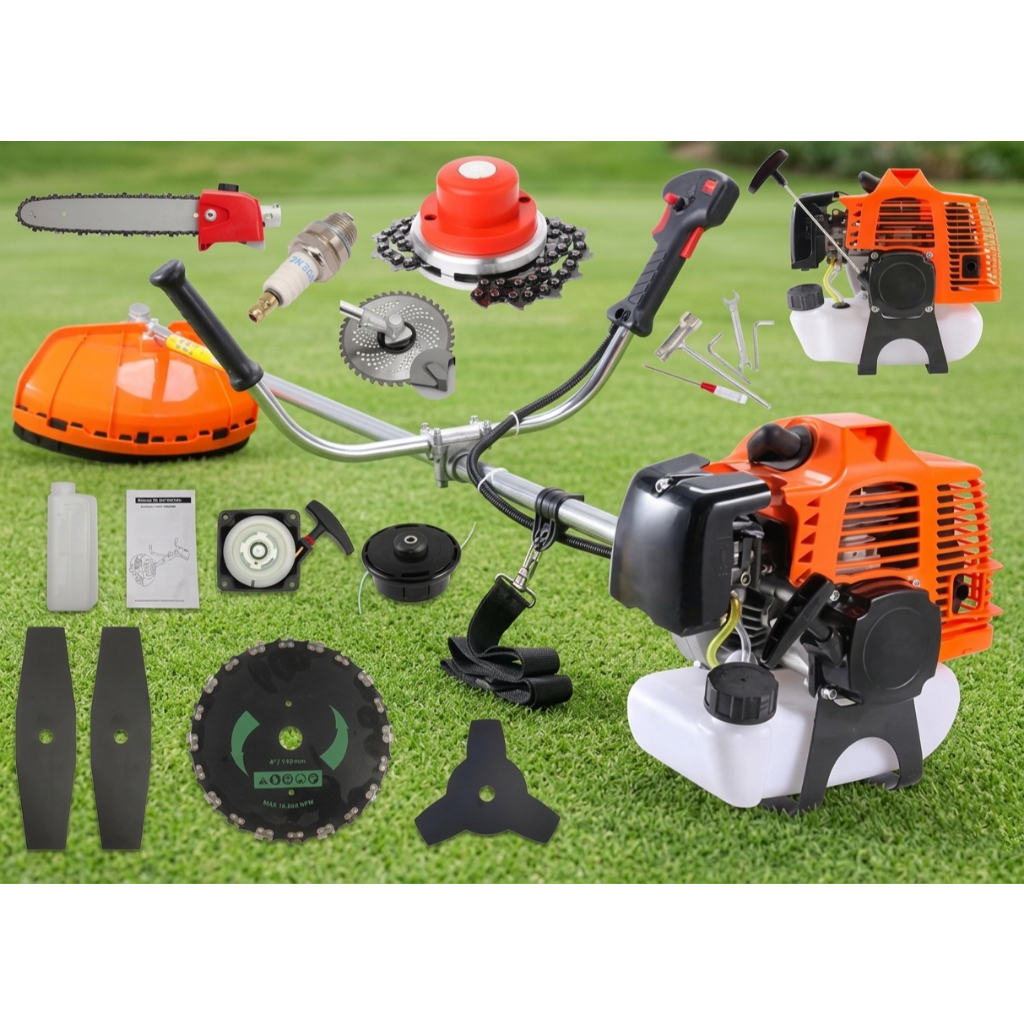 Roçadeira 75cc - 3.5hp - profissional a gasolina nakasaki 10 em 1