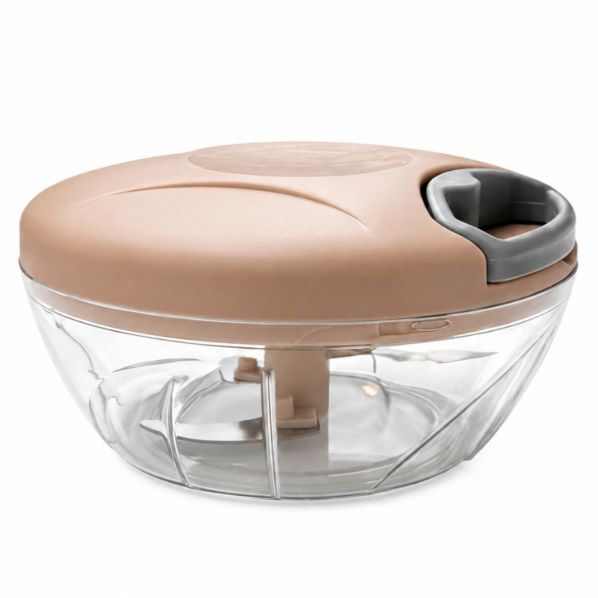 Processador Triturador Picador Manual de Alimentos 500ml 3 L