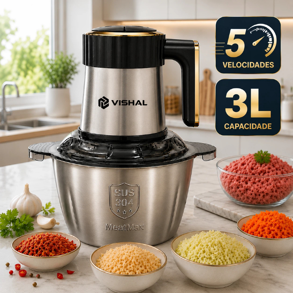 3 Litros Processador de Alimentos 5 Velocidades 110V/220V - 