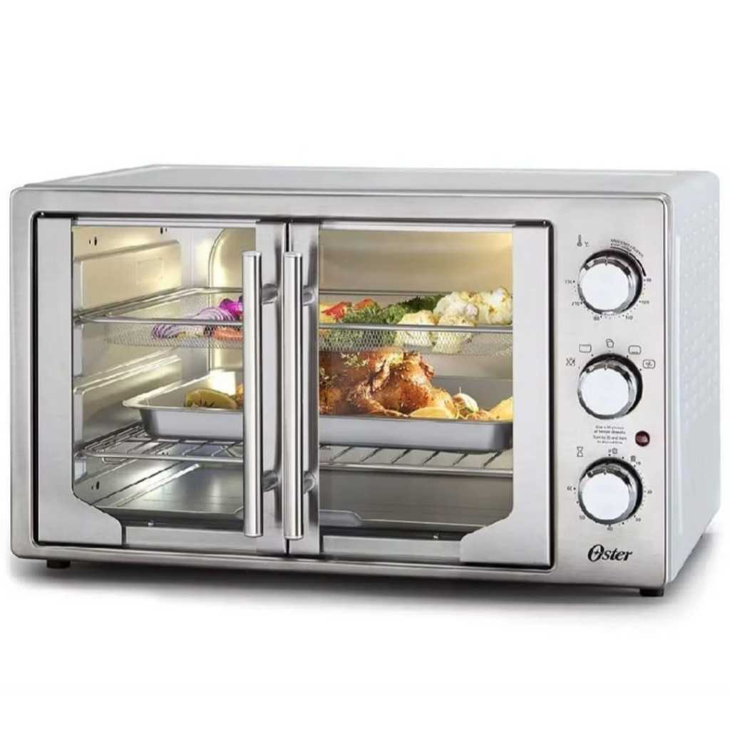 Forno e Fritadeira Sem Óleo Oster 42L French Door 2 em 1 127