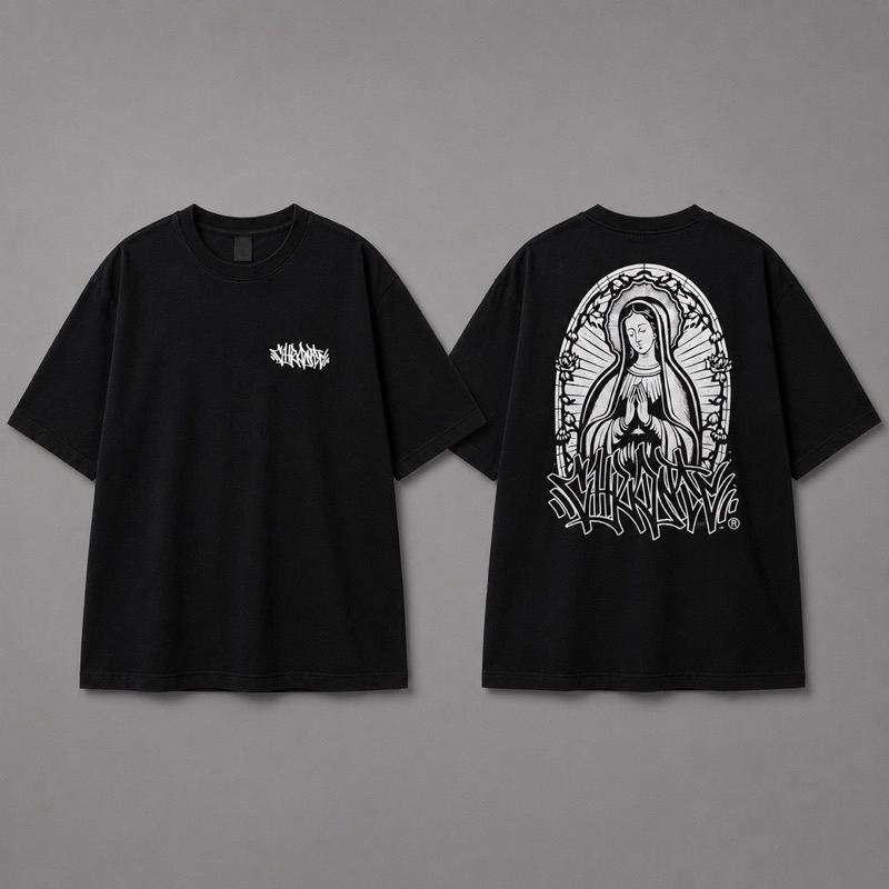 Camiseta Nossa Senhora de Guadalupe Oversized StreetWear 100