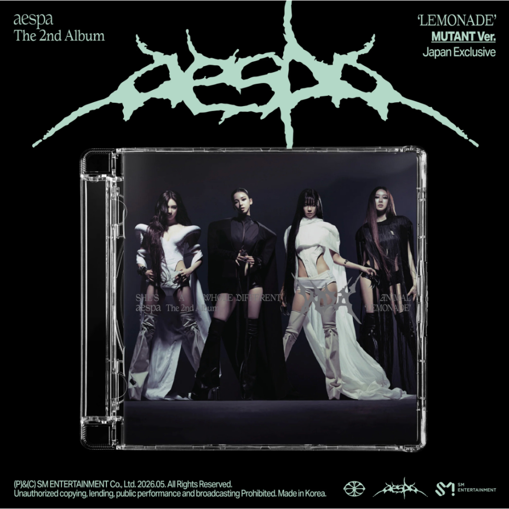 aespa LEMONADE MUTANT Ver. Japan Exclusive SEALED ALBUM OFFICIAL