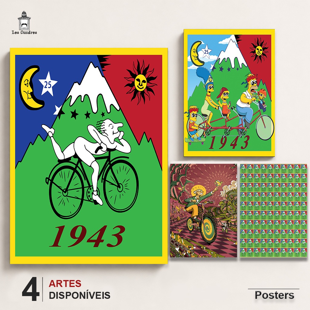 Quadro Bike 1943 em MDF 28x20cm | Shopee Brasil