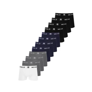 Kit 12 Cuecas Boxer Masculinas Polo Wear Sortido