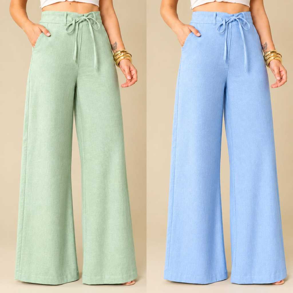 Calça Pantalona Sensorial Marrant Elegante | Shopee Brasil