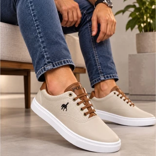 Tenis Masculino Sapatenis Sapato Polo Imperial Clássico Social Confortável Lançamento