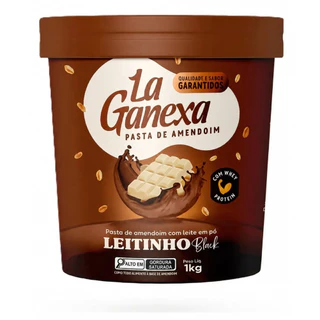 Pasta De Amendoim La Ganexa Leitinho Black 1Kg