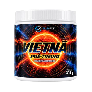 Pré Treino 300g Vietnã c/ 200mg de Cafeína + Beta Alanina + Taurina - Sunfit Nutrition