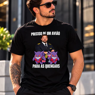 Camiseta Meme DANIEL VORCARO, PRECISO DE UM AVIÃO PARA AS KENGARS Camisa Personalizada