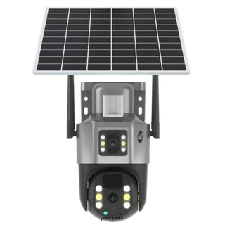 Câmera de Segurança Solar 4G Aitek Tripla Lente SEG6122S IP66 PTZ Áudio Bidirecional EseeCloud