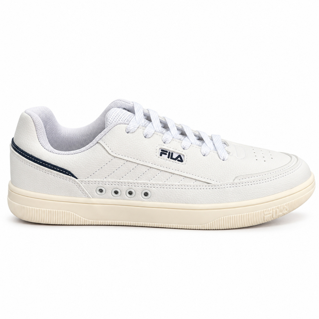 Tênis Fila Vortex Masculino Branco Cinza Marinho Casual Esportivo 42 ...