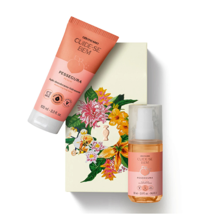 Kit Presente Cuide-Se Bem Pessegura Dia Das Mães 2026 (2 Itens) O boticário em Oferta na Shopee