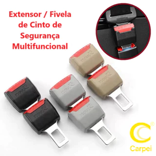 Par de Fivela Extensor Cinto de Segurança Bloqueio Extensão de Carro Universal Trava Conversor Multifuncional em Oferta na Shopee