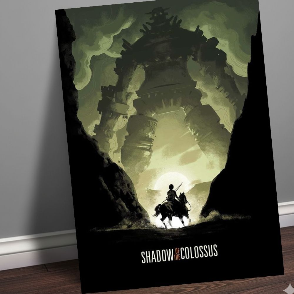 Placas | Quadros decorativos | SHADOW OF COLOSSUS | 20x28 cm