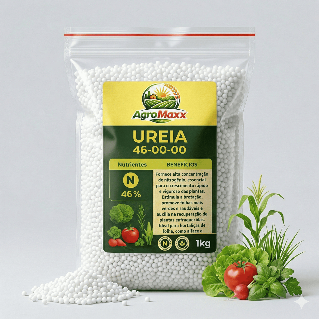 Adubo Fertilizante Ureia Premium NPK 46-00-00 Nutrição Crescimento ...