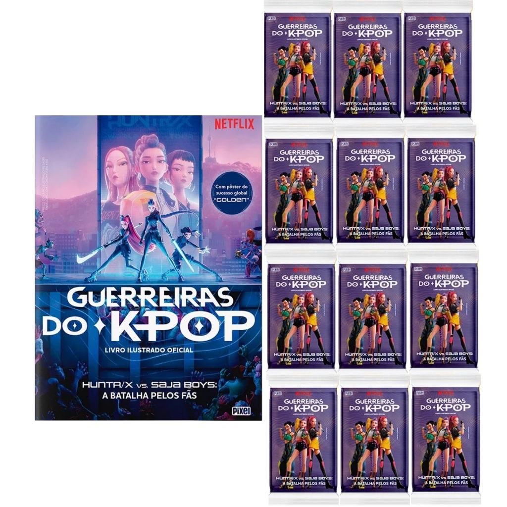 K-POP CD 20枚セット Álbum Guerreiras Do K-pop + Figurinhas (5, 10 ou 20 Envelopes