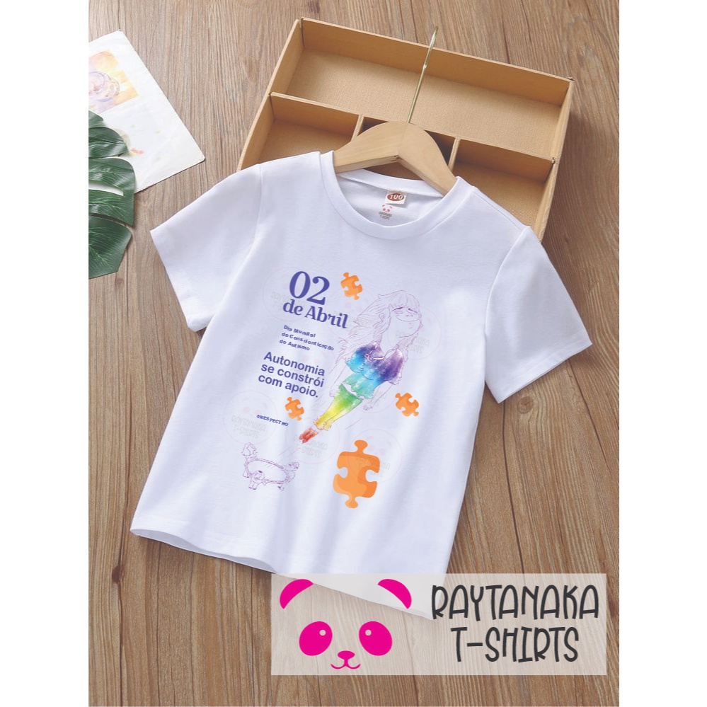 Blusa T-shirt Camiseta Autismo 2026 - Adulto e Infantil | Shopee