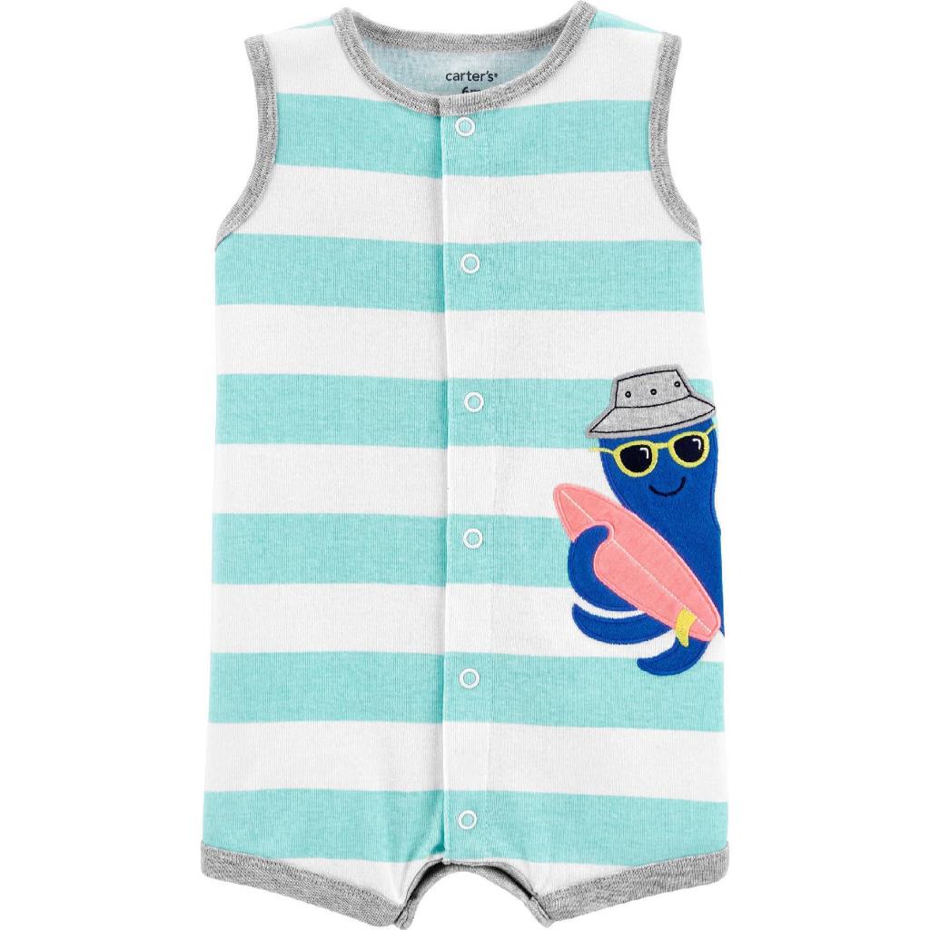Macacão Verão Carter's Regata Algodão Importado Original em Oferta na Shopee