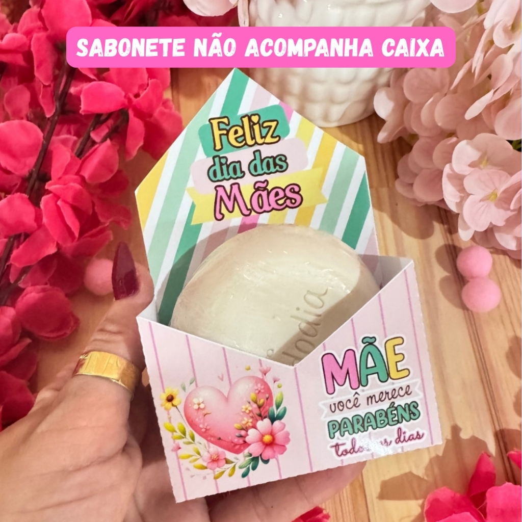 10/20/30/50  Caixa para um sabonete NATURA dia das mães 2026 mimo, lembrancinha fofo dia das mães Personalizado em Oferta na Shopee