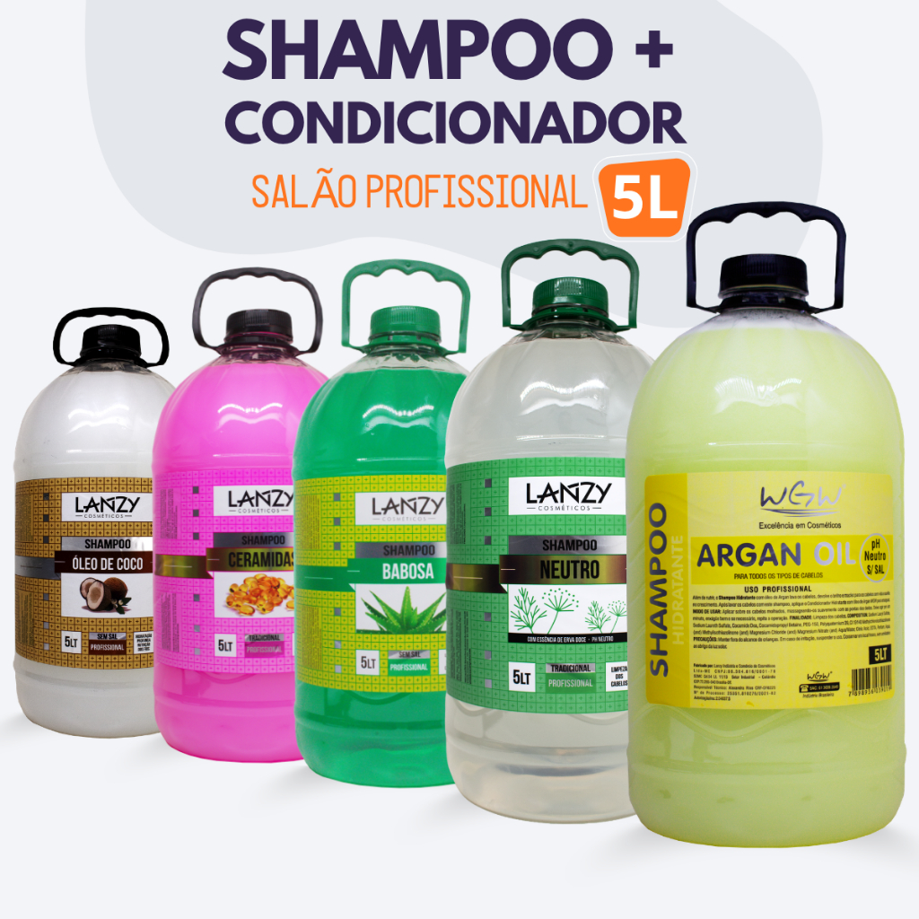 Liftrise Lotion & Milk セット Kit Shampoo + Condicionador 5L Lanzy Profissional Alto Rendimento