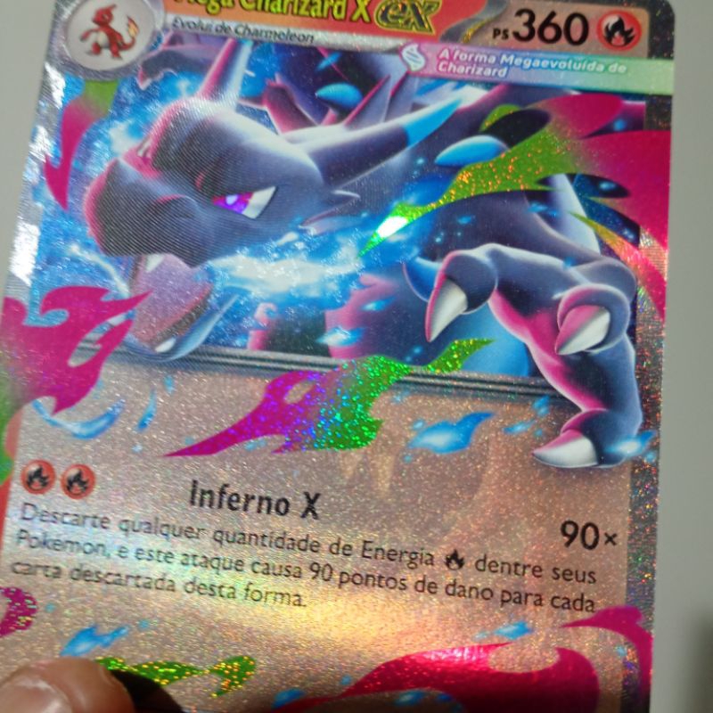 Mega Charizard X ex (013/094) Carta Pokémon Ultra Rara Original