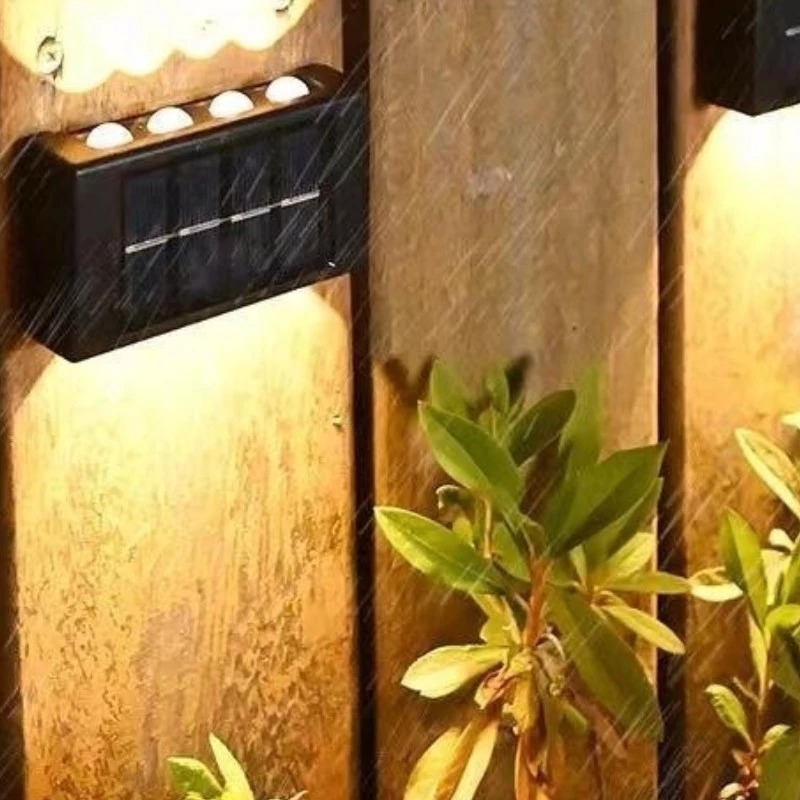 À Prova D'água Para Jardim Muro e Varanda Luminária Solar De Parede Promoção — foto 2 de 5