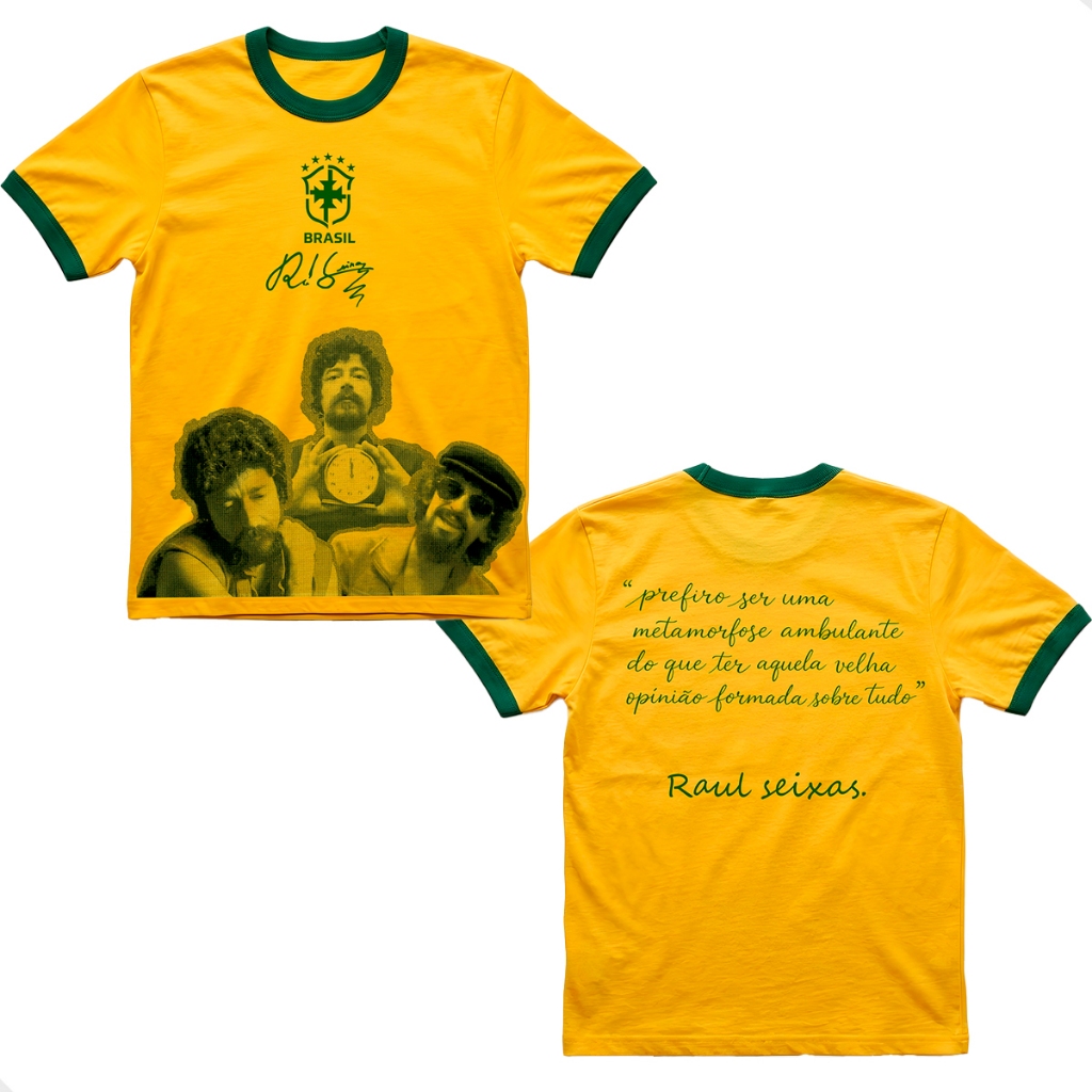 Camiseta Raul Seixas Metamorfose Ambulante Look Casual Unissex ...
