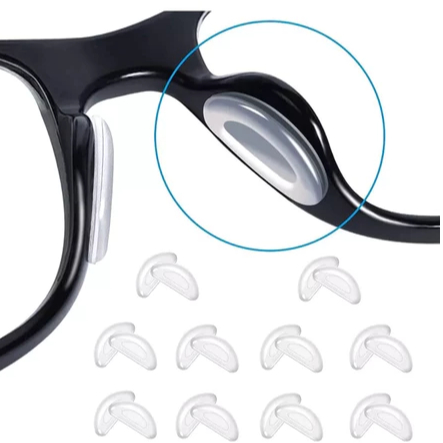 Plaqueta Adesiva para Óculos Antiderrapante Silicone