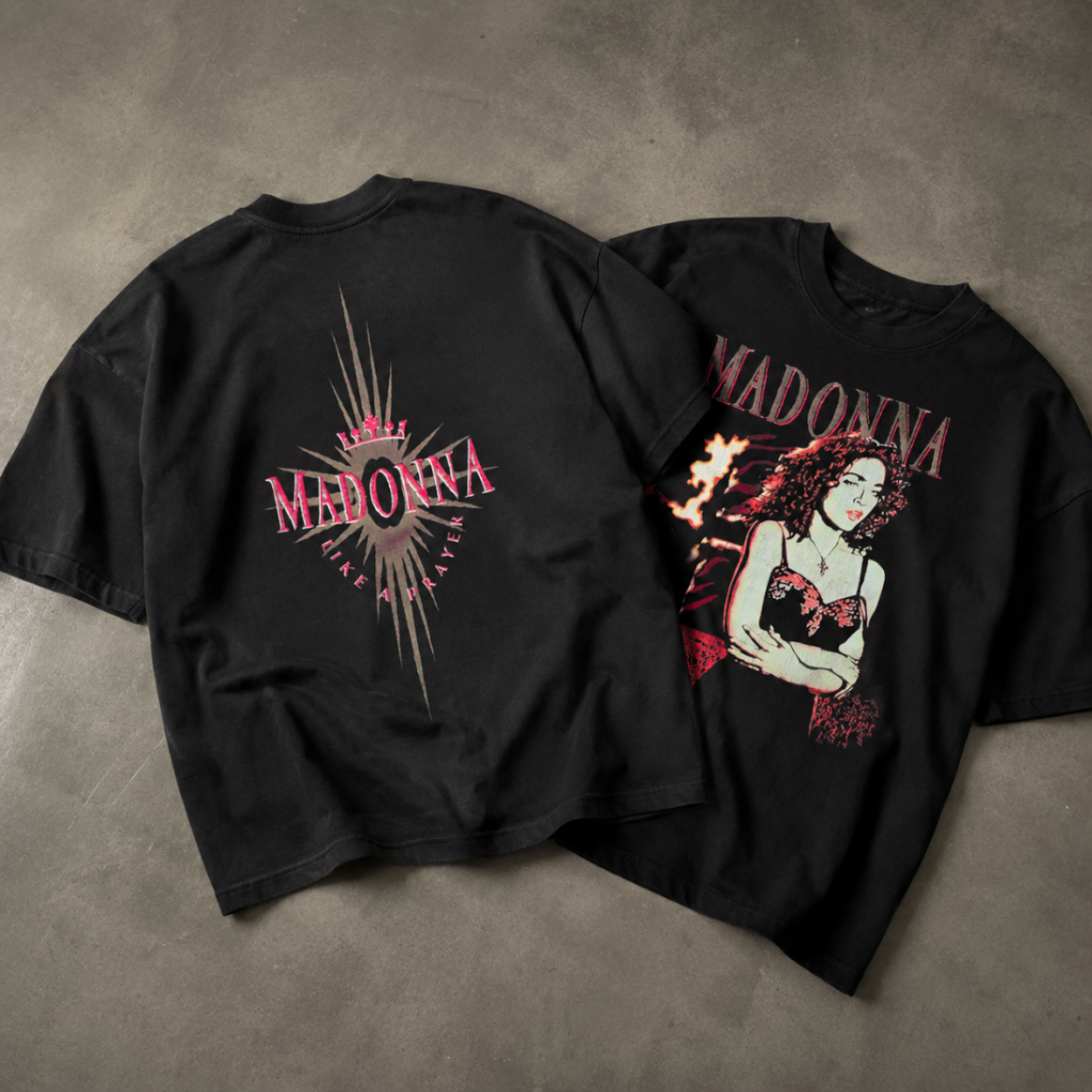 Camiseta T-Shirt Unissex Algodão Madonna Like A Prayer Vintage