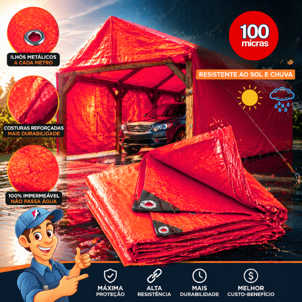 Lona Cobertura Varias Medidas 100 micras 2x2 2x3 3x2 3x3 3x4 4x3