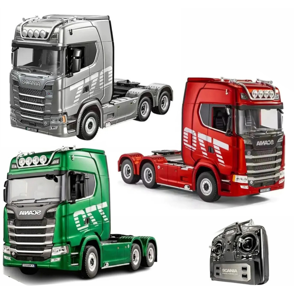 Caminhão Scania 770s V8 Realista Metal Escala 1:18 Truck com Luzes