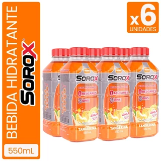 Pack com 6 - Sorox Tangerina 550mL
