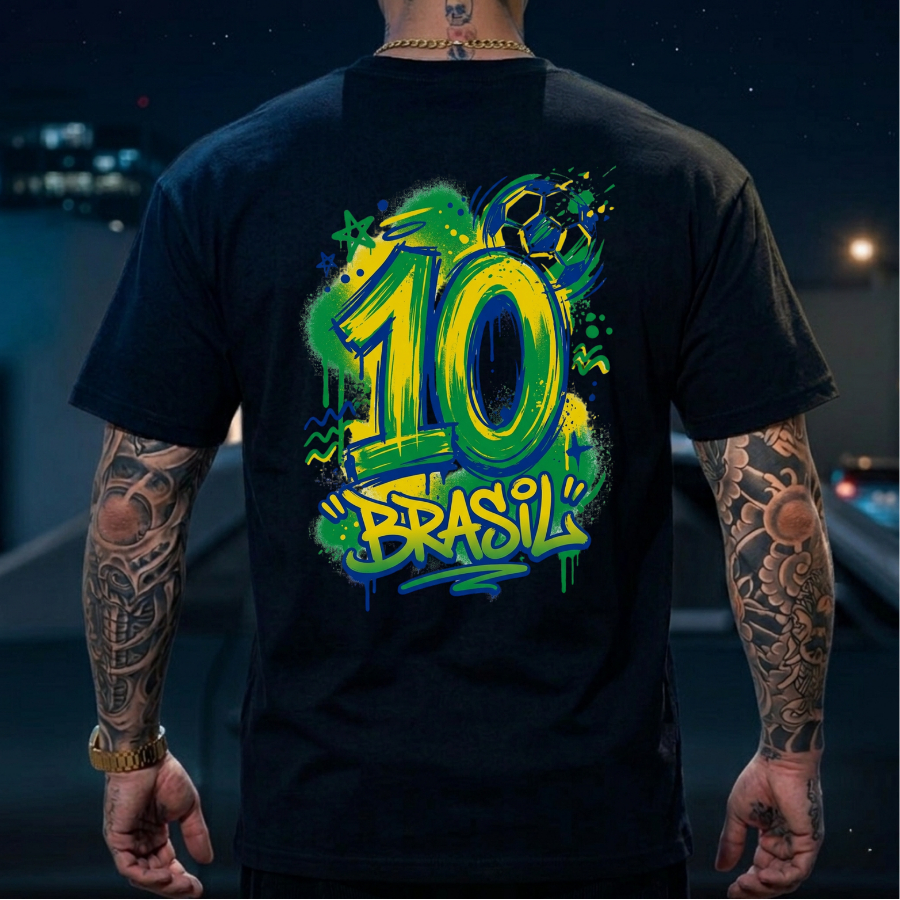 Camiseta Estampada Minimalista Streetwear 