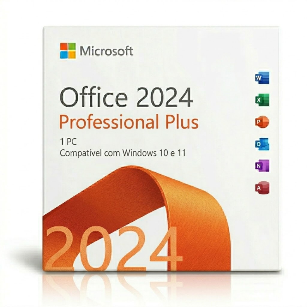Windows 11 Pro + Office 2024 1-PC Licença Permanente – Chave