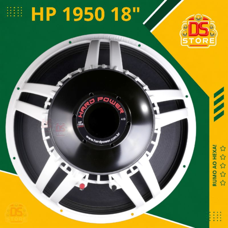 Alto falante 18 polegadas 1950W RMS Hard Power HP 1950 4 ohms