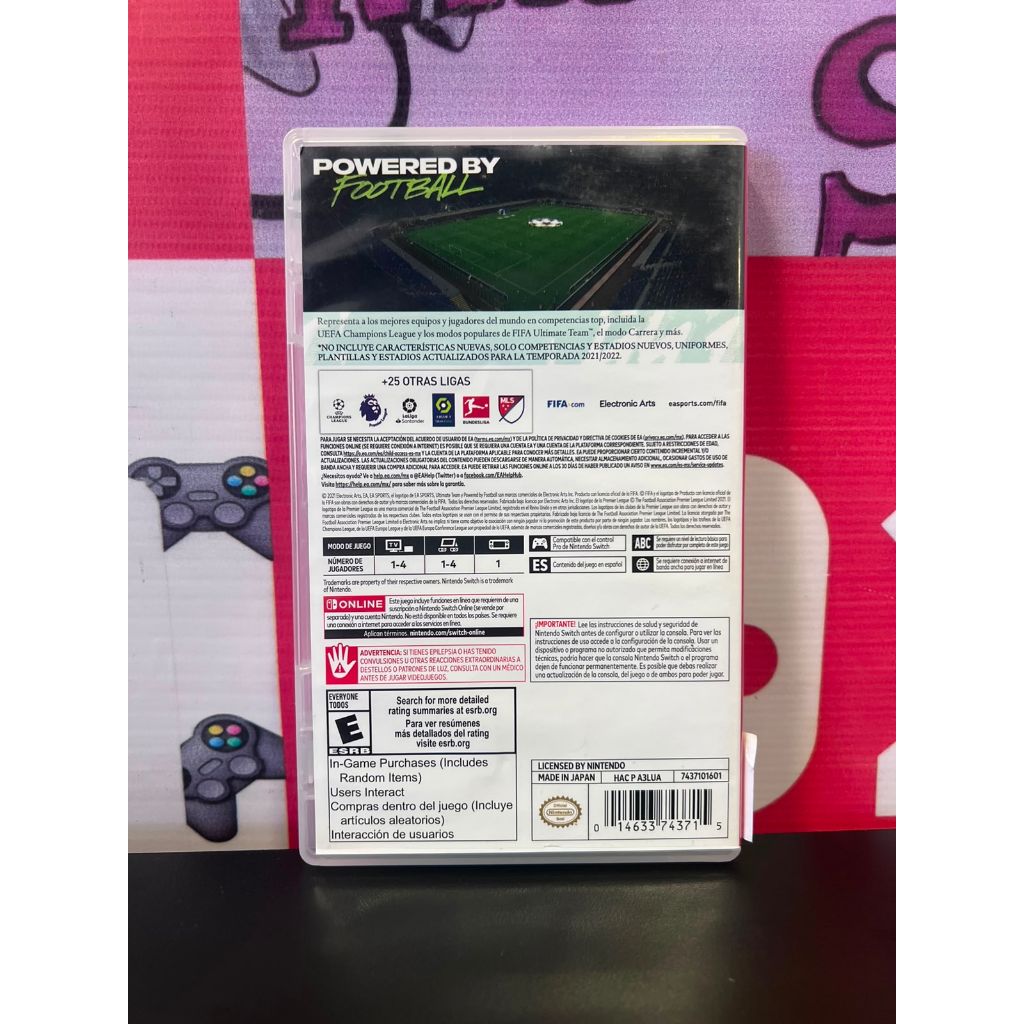Fifa 22 Nintendo Switch | Shopee Brasil