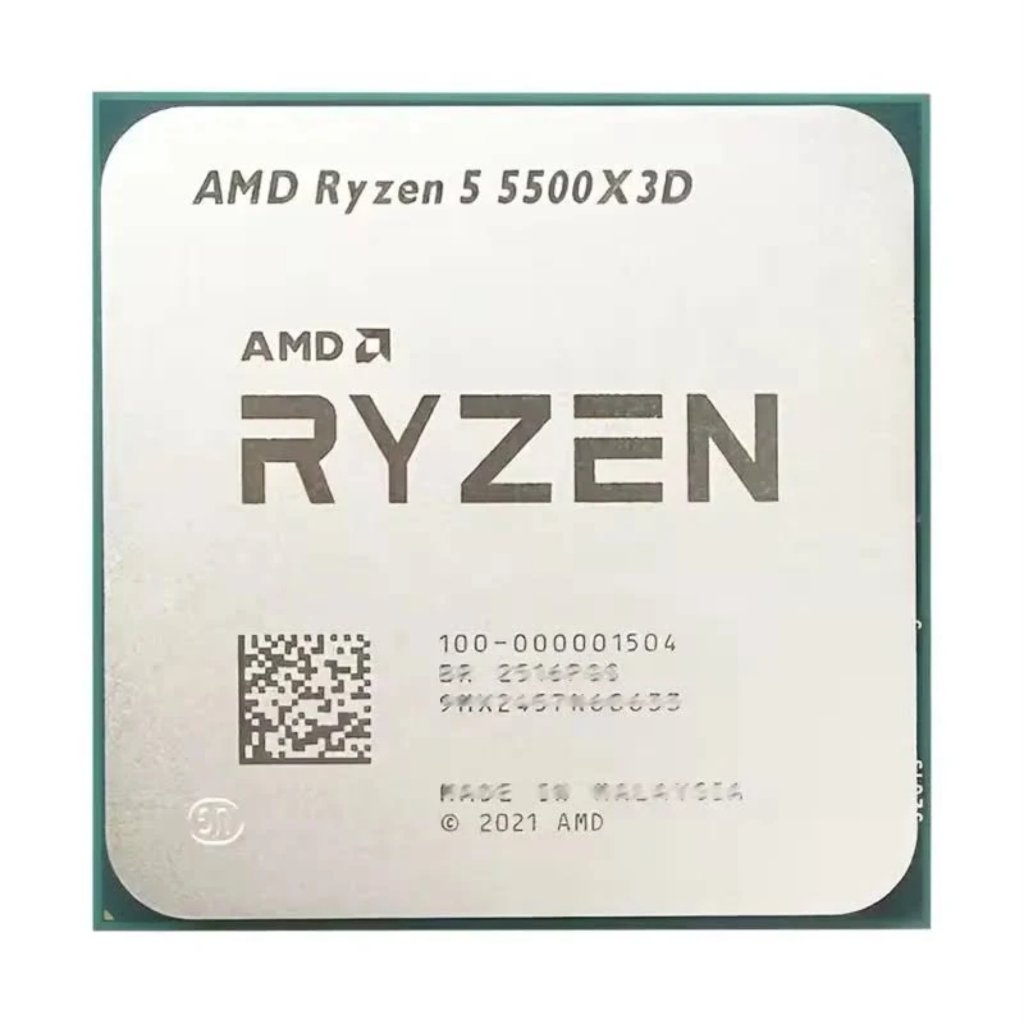 AMD Ryzen 5 5500x3d, 4.0GHz Max Turbo, Cache 96mb, AM4, (Novo SBox)