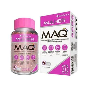 Suplemento Multivitamínico MAQ Mulher 60 Cápsulas Feminino