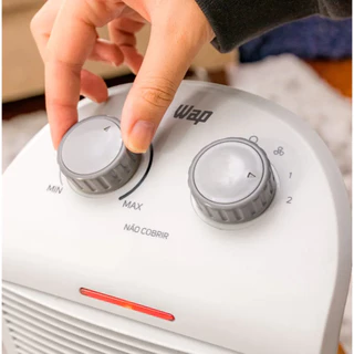 Aquecedor Elétrico WAP Air Heat 1500W 3 em 1 Termoventilador