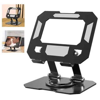 Suporte Tablet Celular Metálico Rotativo EleganteTotalmente Ajustável