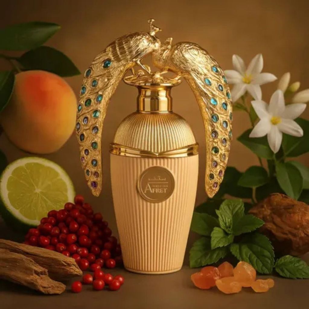 Perfume Árabe Afeef Lattafa 100ml Eau De Parfum Unissex Luxo Pavão de Ouro Pronta Entrega.Ele