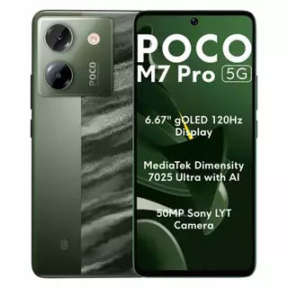 Smartphone Xiaomi Poco M7 Pro 5G Dual SIM Tela 6.67" AMOLED 120Hz 8GB + 256GB / 6GB + 128GB