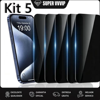 5 Pack 3D Anti Spy Privacy Tempered Glass for iPhone X XS XR 11 12 13 14 15 16 17 Pro Max