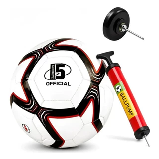 Kit BolaFutebol Capotão Campo Com Bomba De Ar