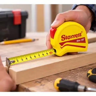 Trena Starrett 3m 5m ou 8m – Fita Métrica Retrátil para Obras, Construção e Uso Profissional